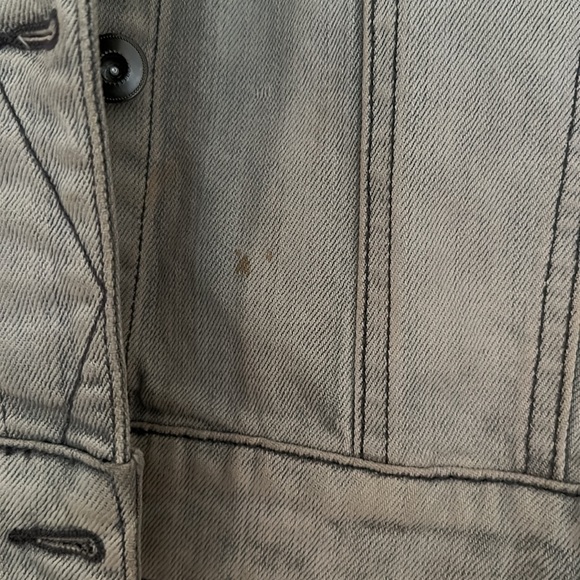 Leith grey-blue denim jacket - Picture 3 of 4